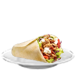 Mix Shawarma With Bread 