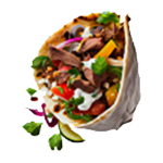 Lamb Shawarma On Bread 